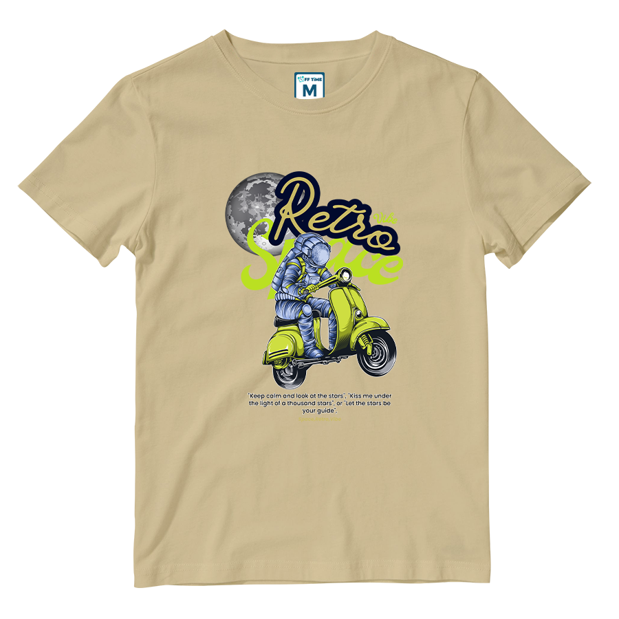 Cotton Shirt: SPACE RETRO VIBE