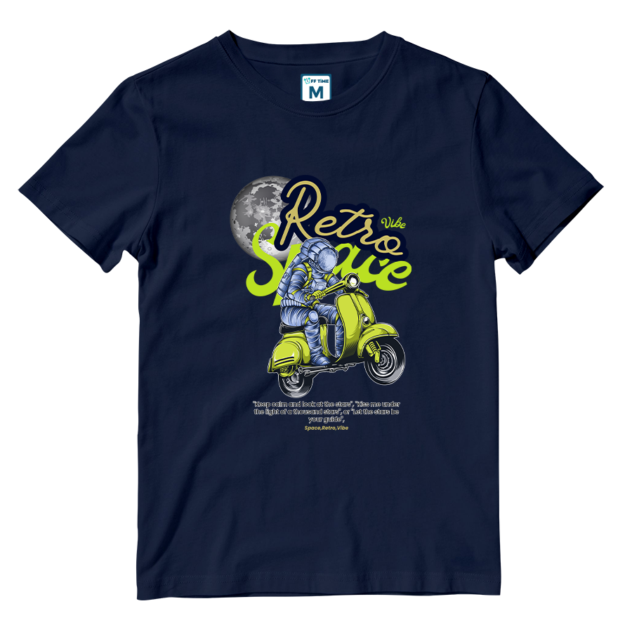 Cotton Shirt: SPACE RETRO VIBE