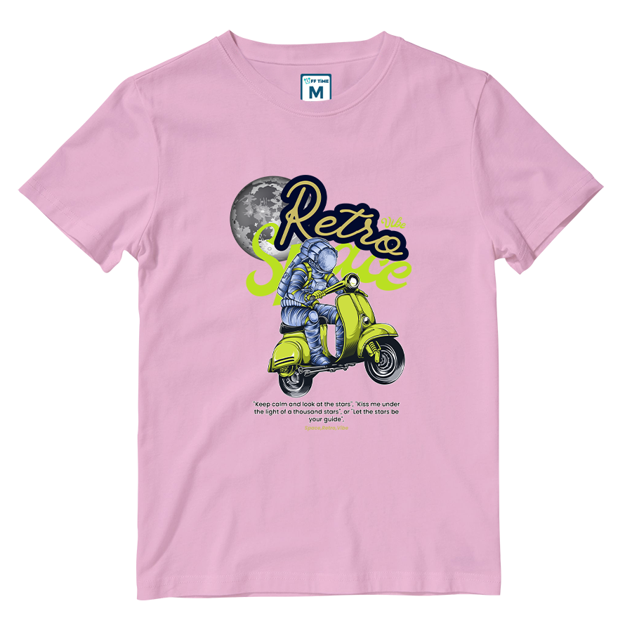 Cotton Shirt: SPACE RETRO VIBE