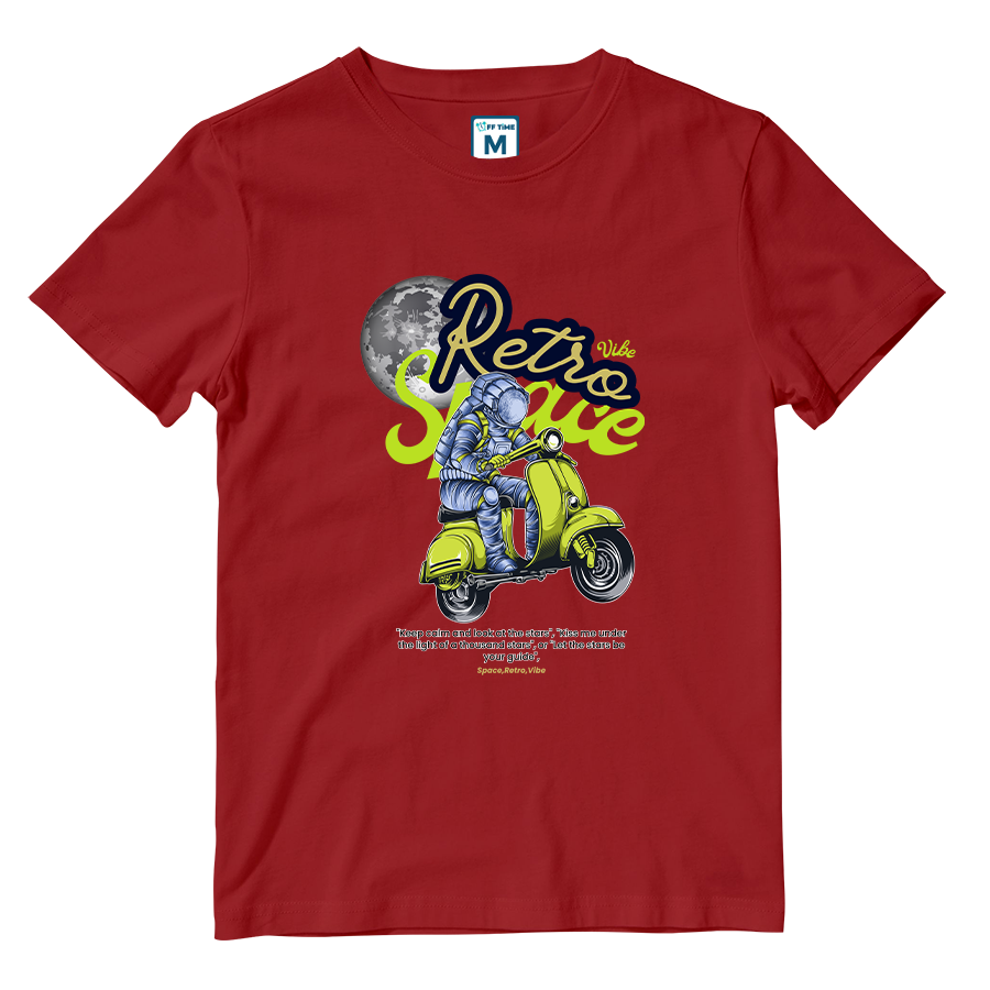 Cotton Shirt: SPACE RETRO VIBE