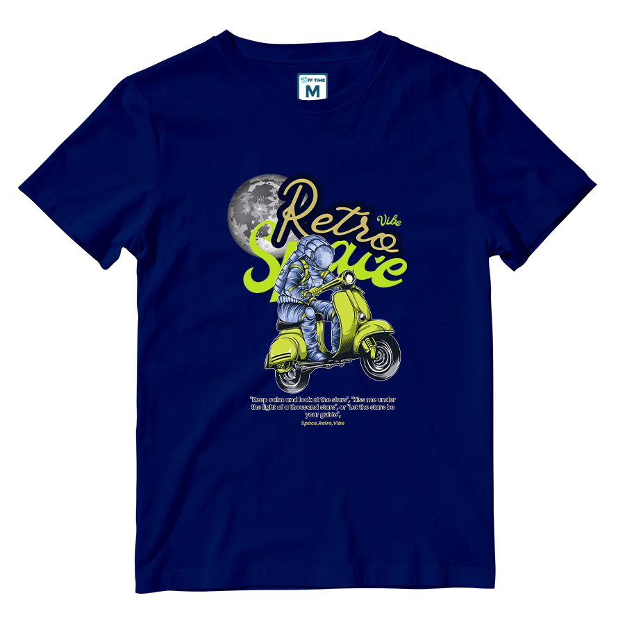 Cotton Shirt: SPACE RETRO VIBE