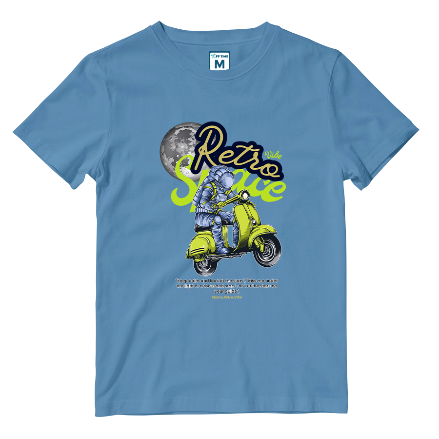 Cotton Shirt: SPACE RETRO VIBE