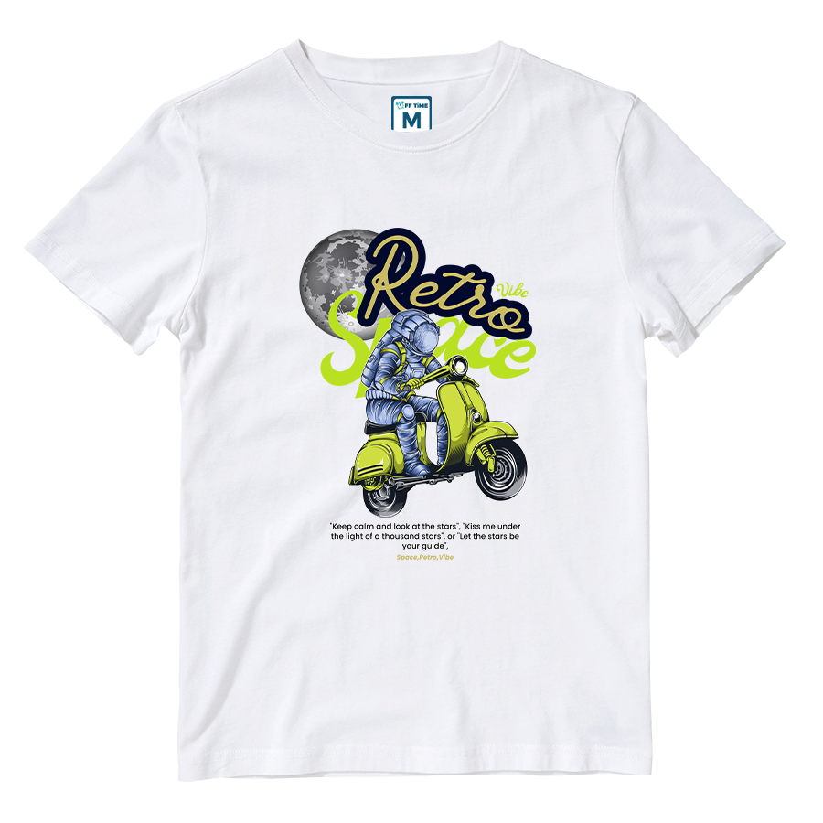 Cotton Shirt: SPACE RETRO VIBE