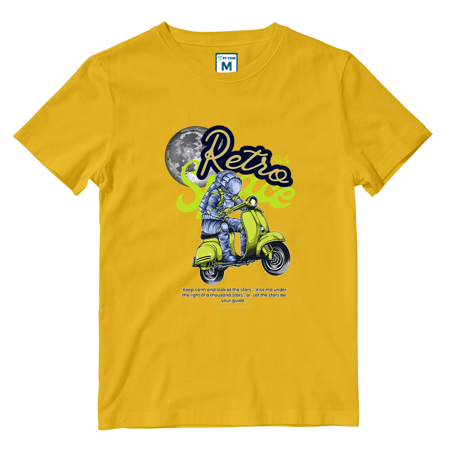 Cotton Shirt: SPACE RETRO VIBE