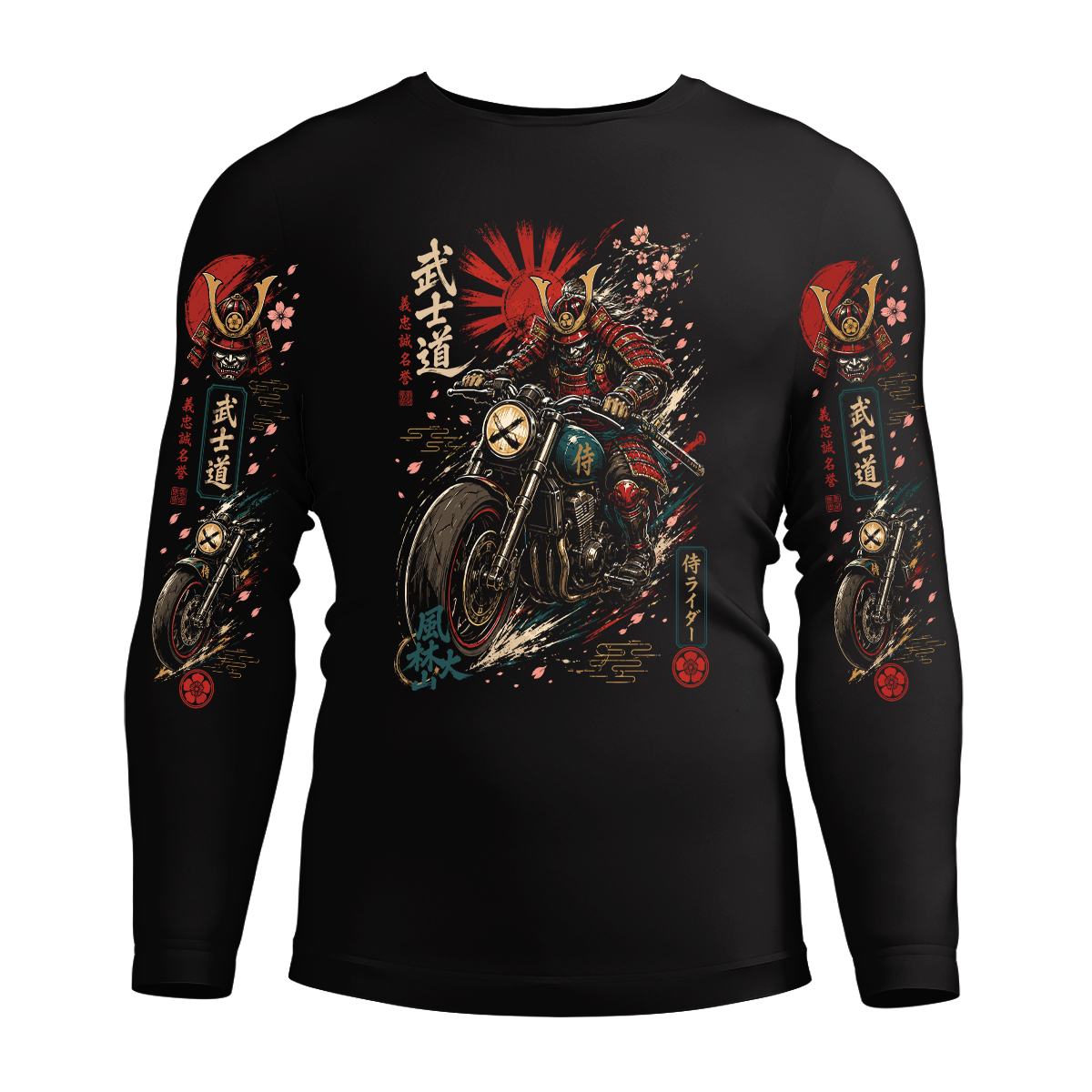 Long Sleeve Drifit Shirt: Samurai Rider