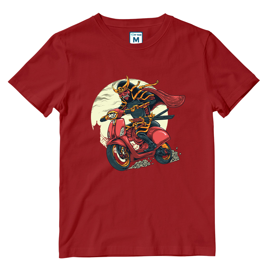 Cotton Shirt: Samurai Scooter