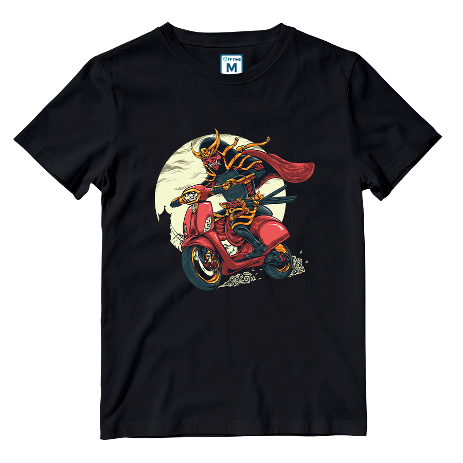 Cotton Shirt: Samurai Scooter