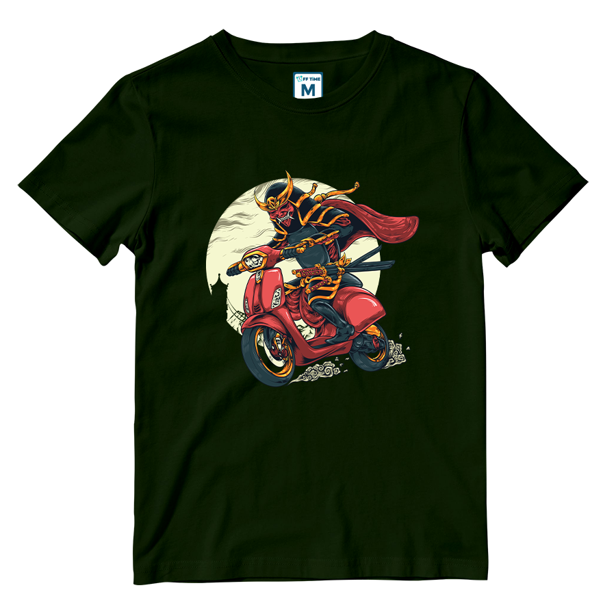 Cotton Shirt: Samurai Scooter