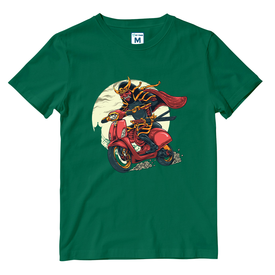 Cotton Shirt: Samurai Scooter