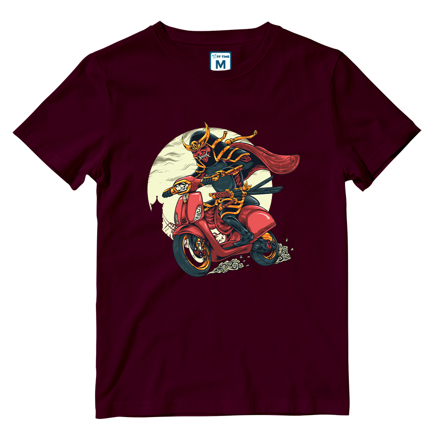 Cotton Shirt: Samurai Scooter