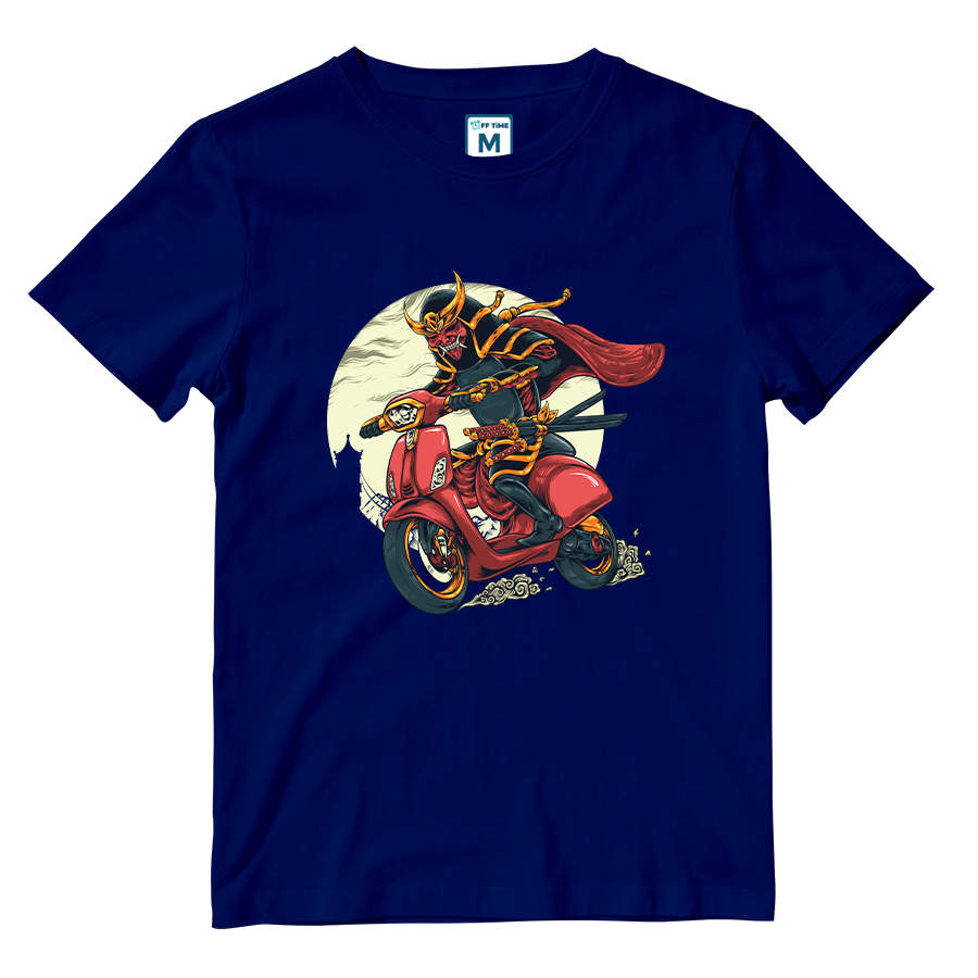 Cotton Shirt: Samurai Scooter