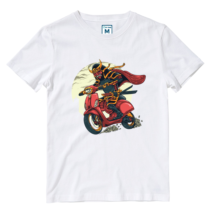 Cotton Shirt: Samurai Scooter