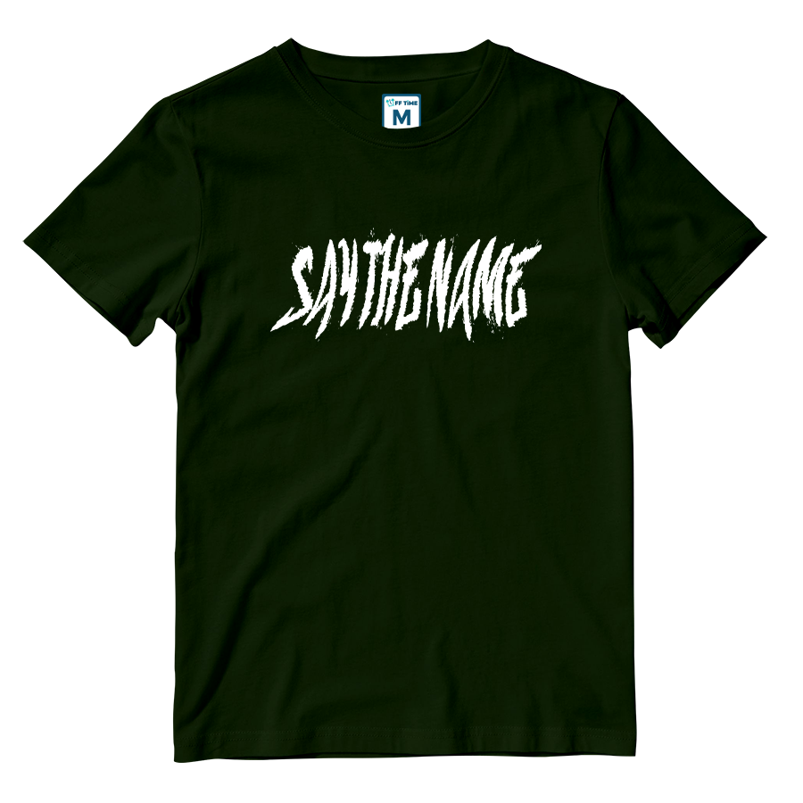 Cotton Shirt: Say The Name Grunge