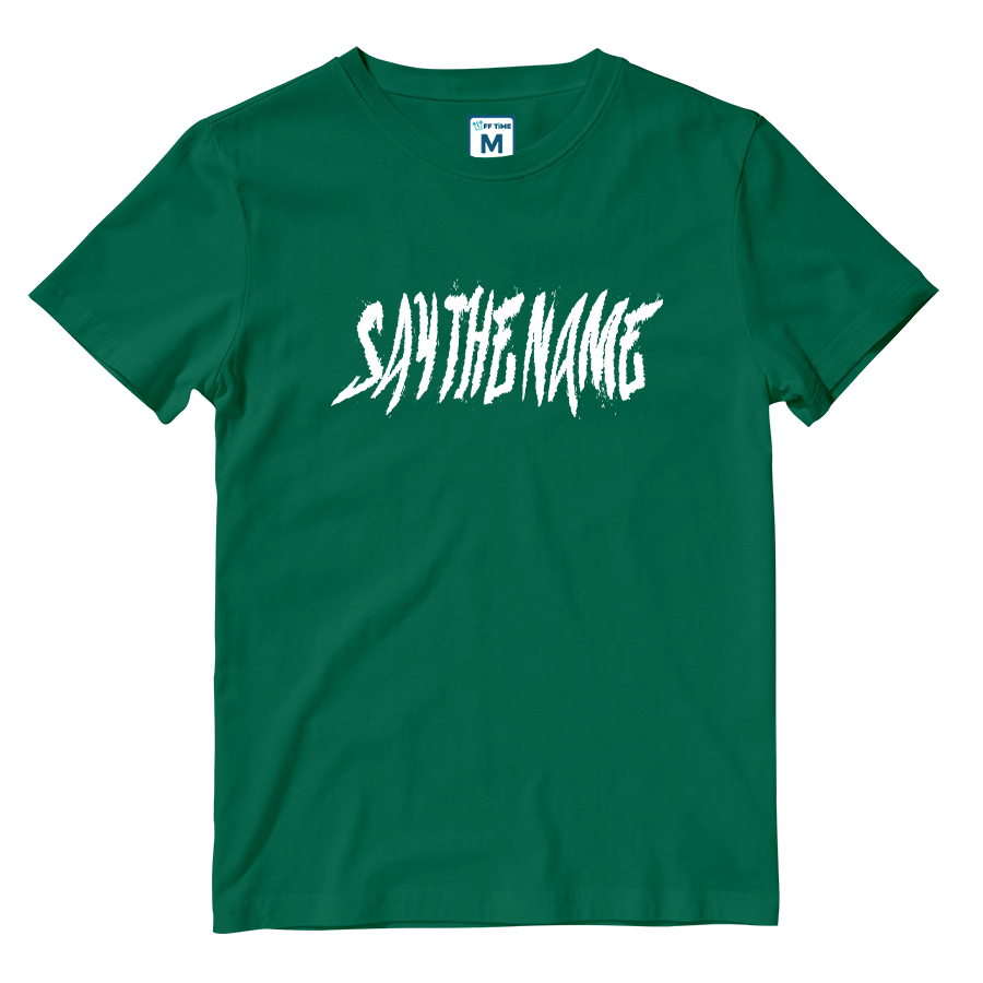 Cotton Shirt: Say The Name Grunge