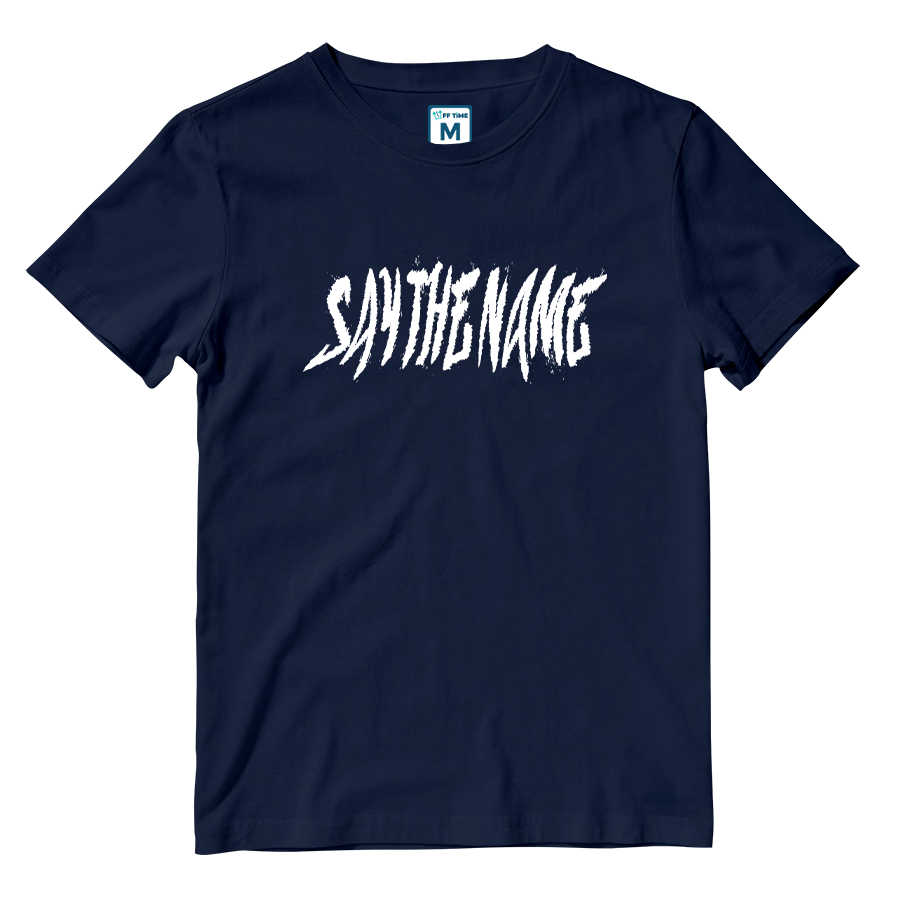 Cotton Shirt: Say The Name Grunge