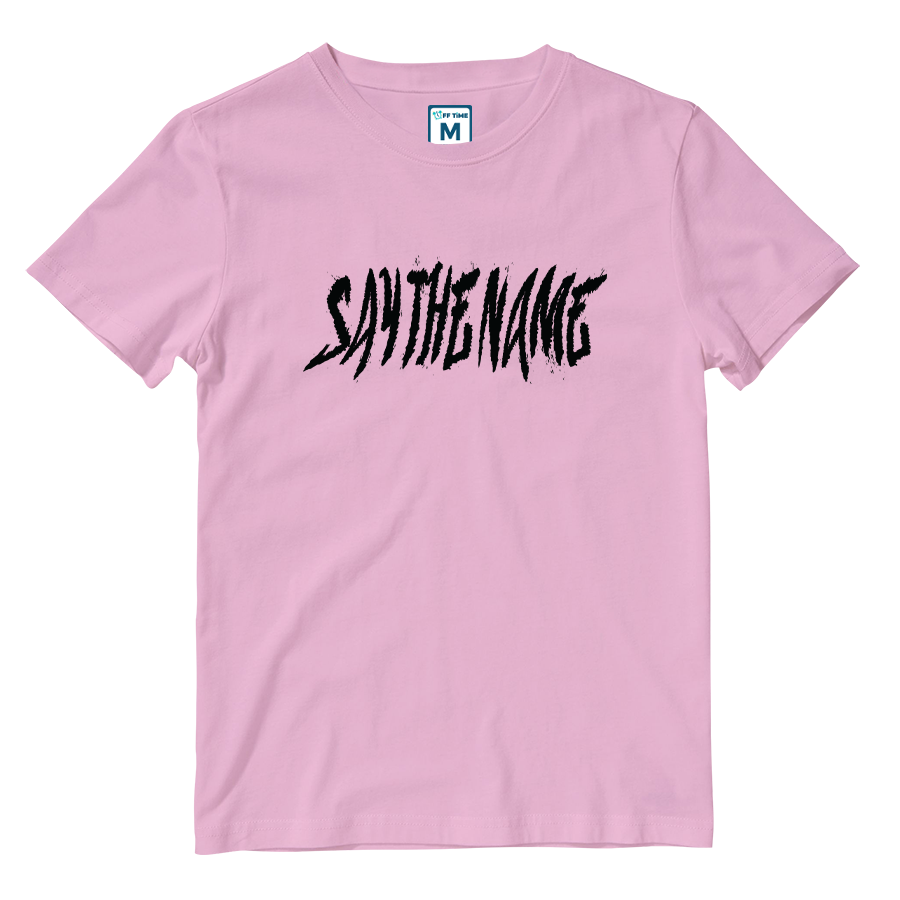 Cotton Shirt: Say The Name Grunge