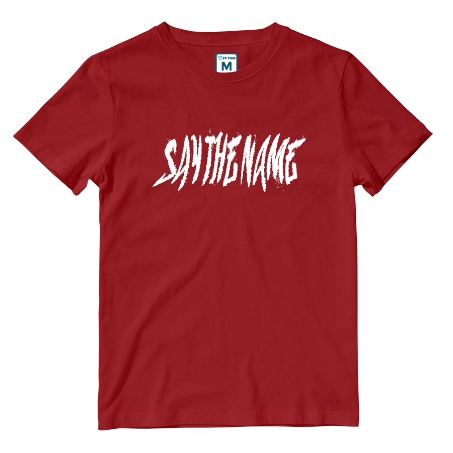 Cotton Shirt: Say The Name Grunge