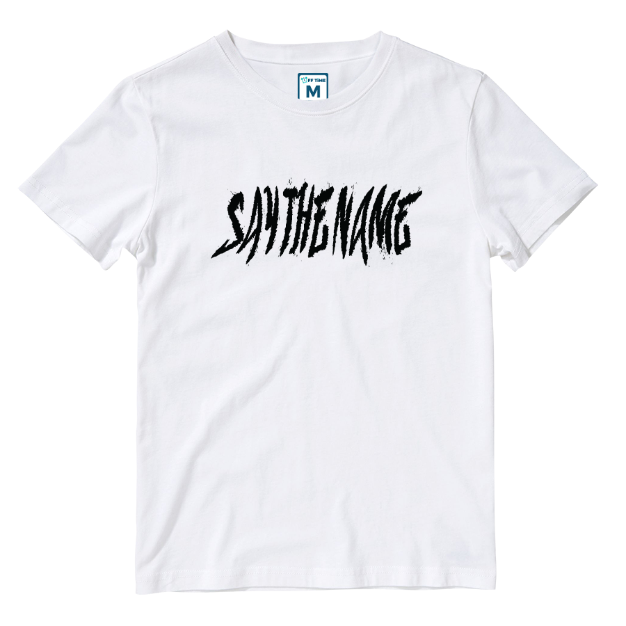 Cotton Shirt: Say The Name Grunge