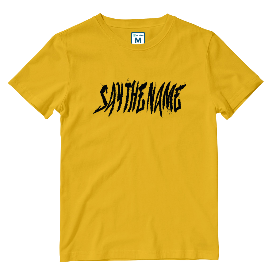 Cotton Shirt: Say The Name Grunge