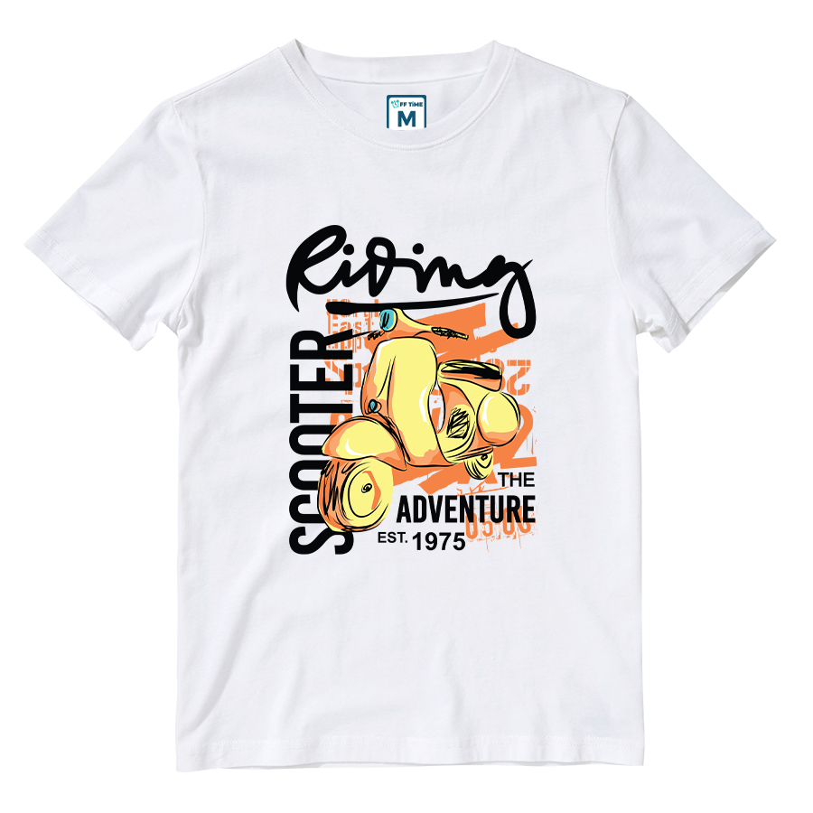 Cotton Shirt: Scooter Adventure
