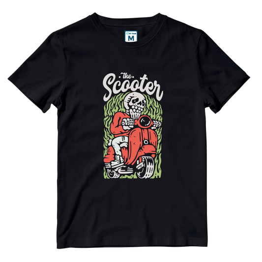 Cotton Shirt: Scooter Bones