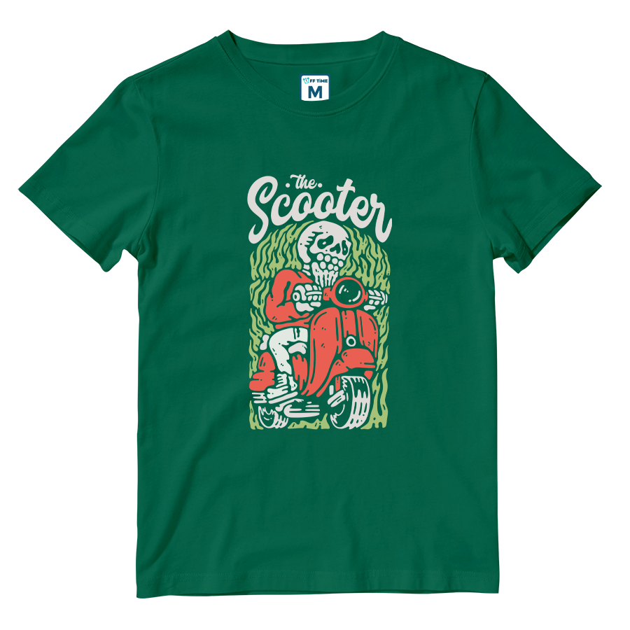 Cotton Shirt: Scooter Bones