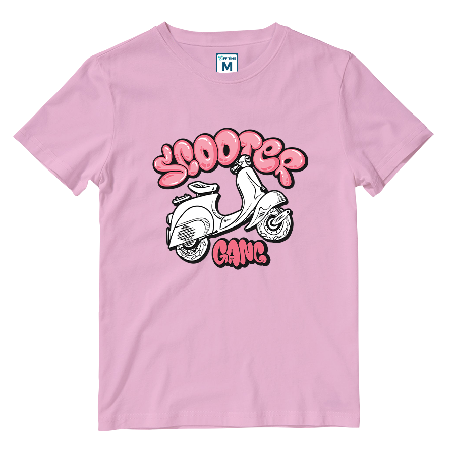 Cotton Shirt: Scooter Gang