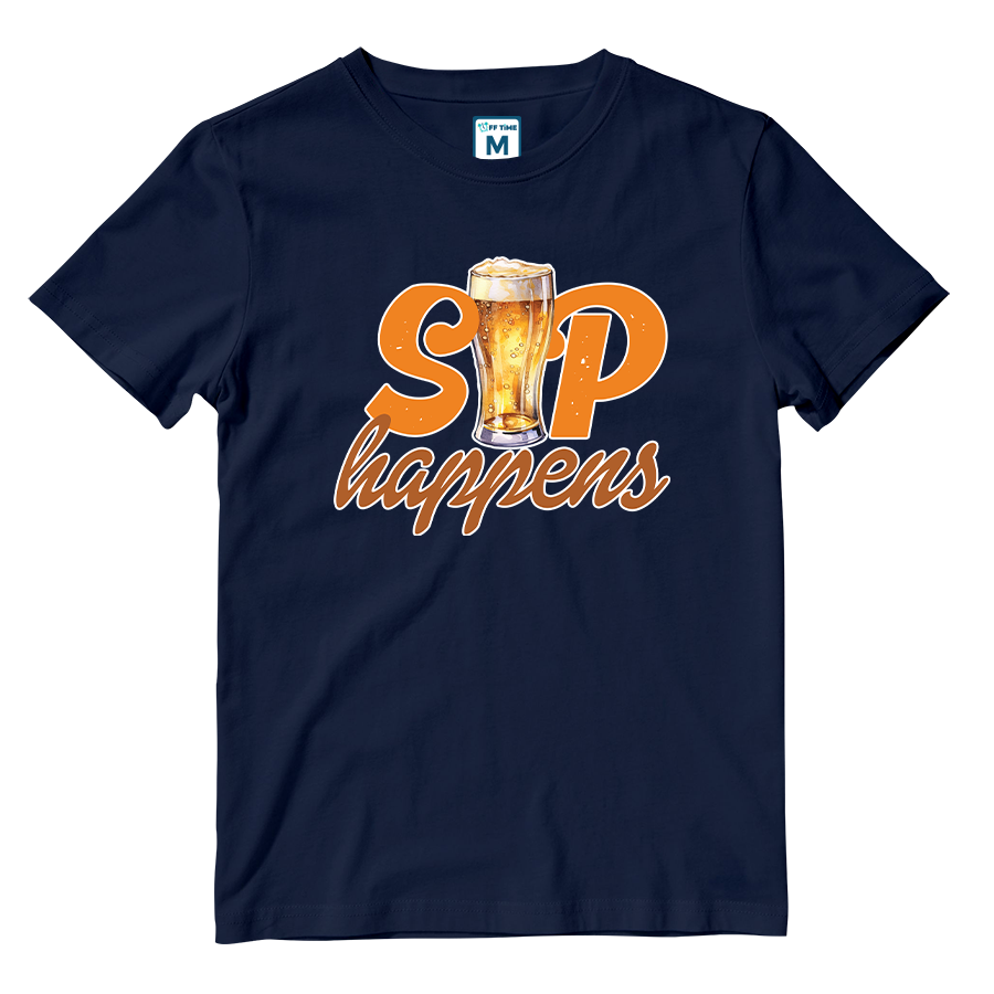 Cotton Shirt: Sip Happens