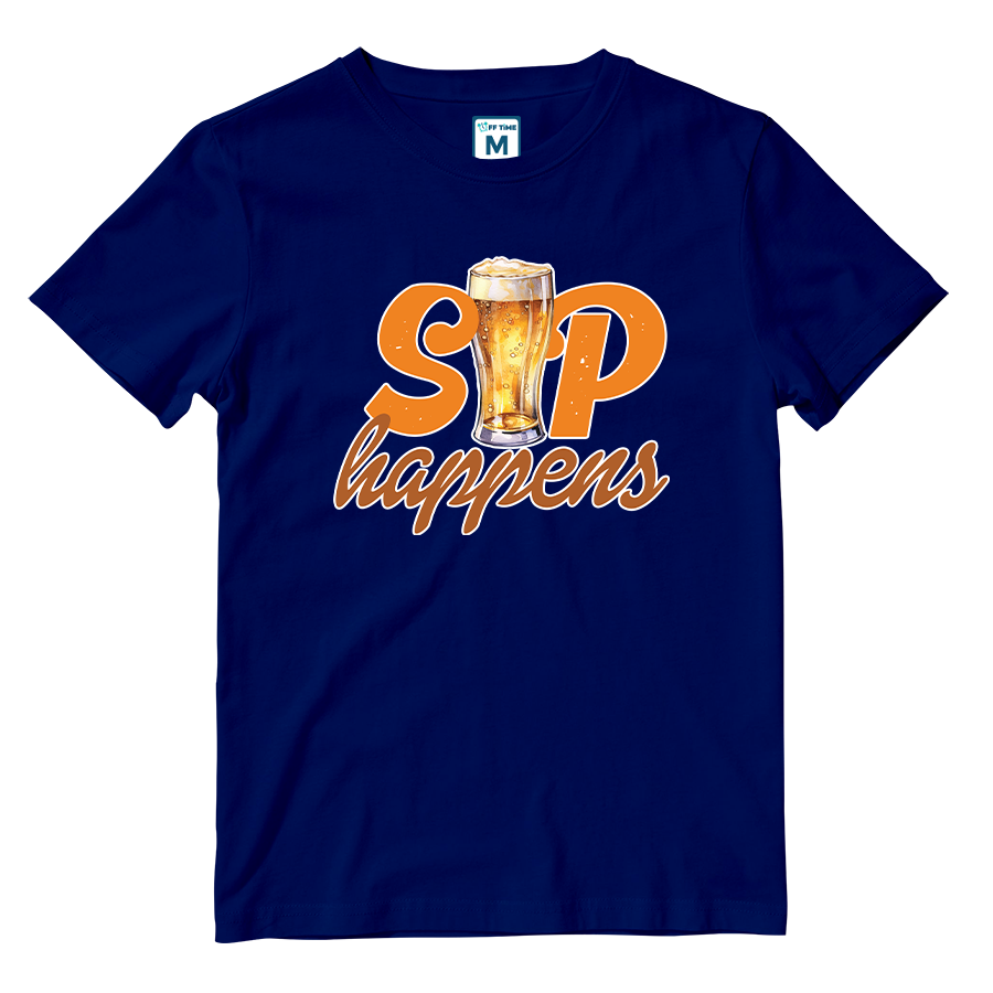 Cotton Shirt: Sip Happens