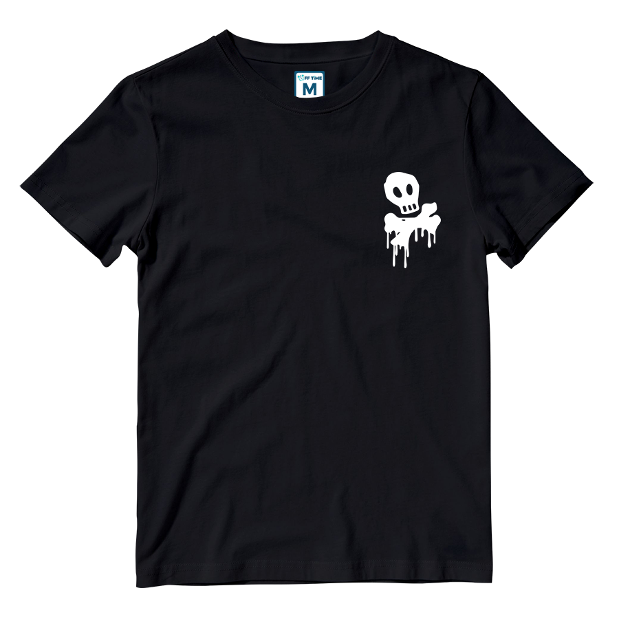 Cotton Shirt: Skull Pocket
