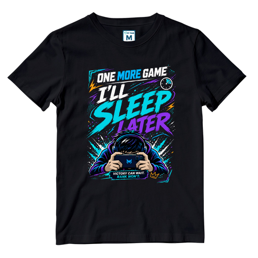 Cotton Shirt: Sleep Later