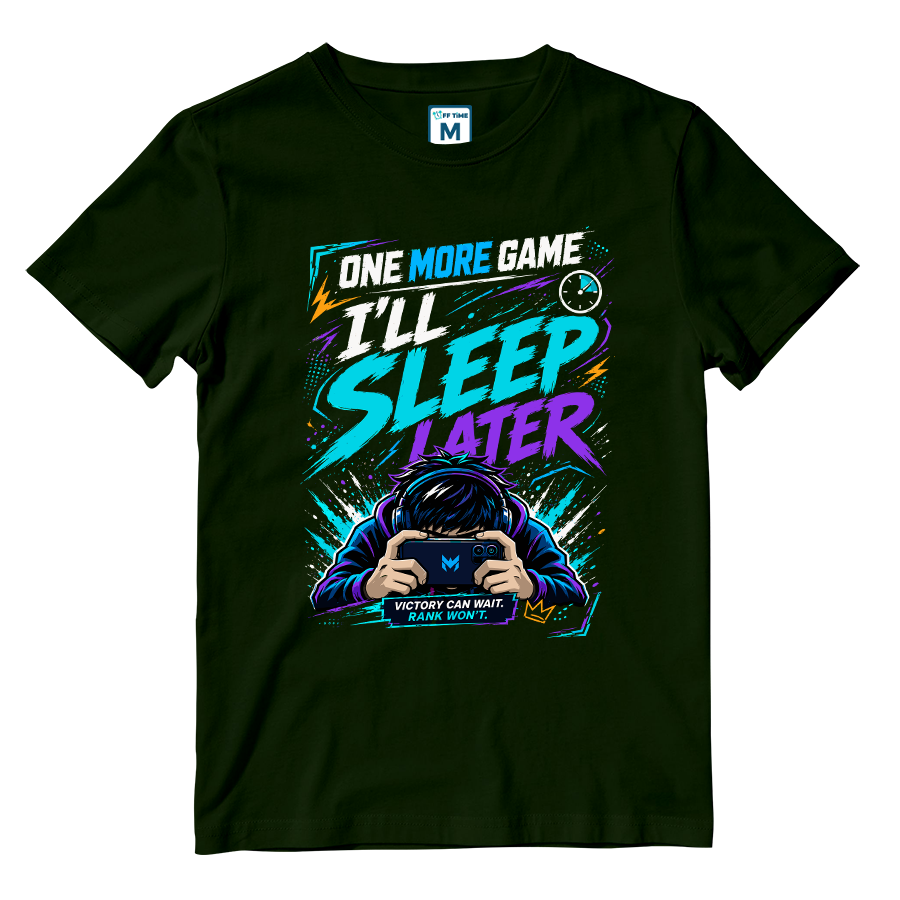 Cotton Shirt: Sleep Later