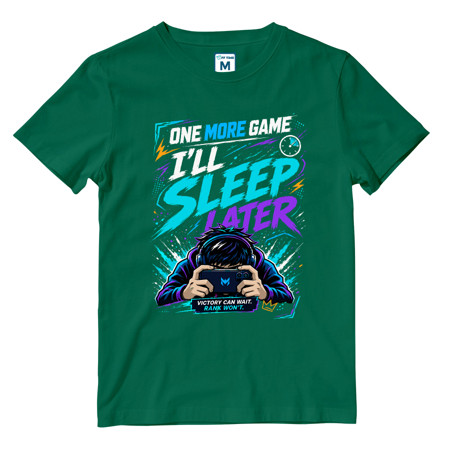 Cotton Shirt: Sleep Later