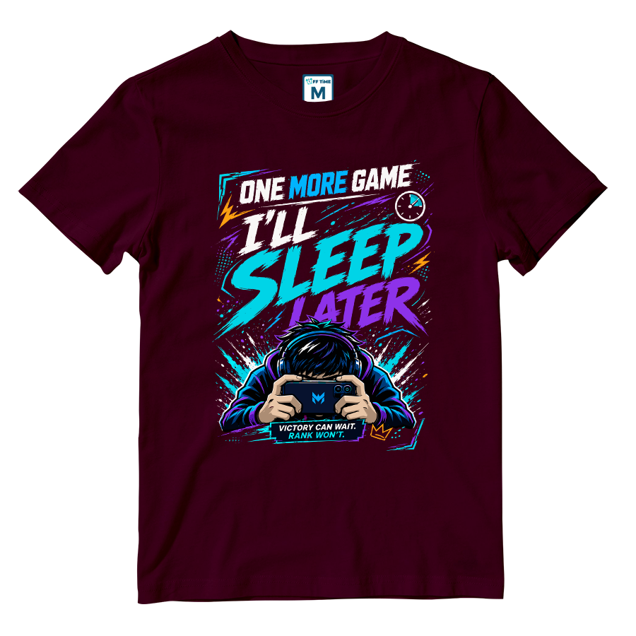 Cotton Shirt: Sleep Later
