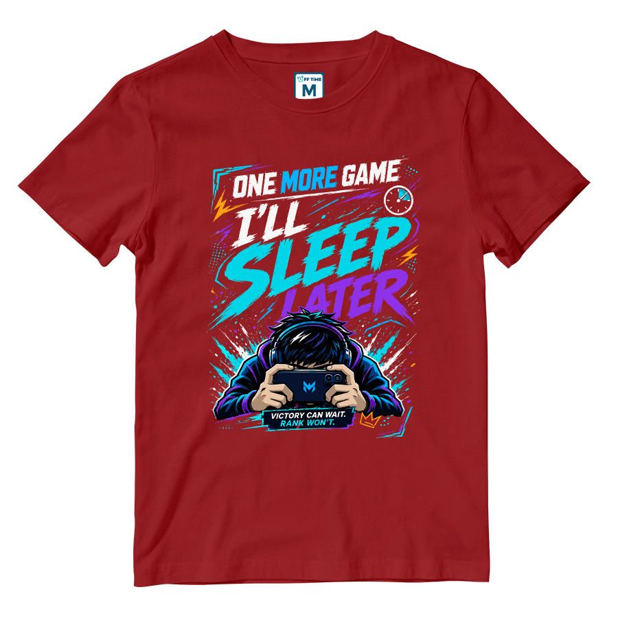 Cotton Shirt: Sleep Later