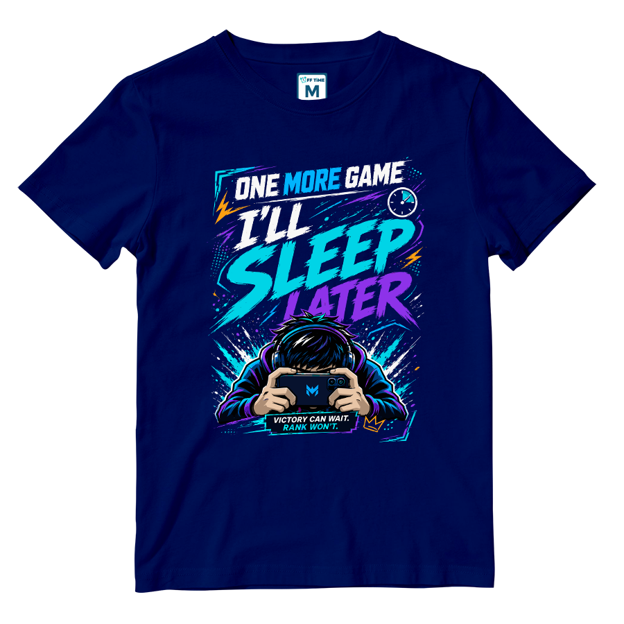 Cotton Shirt: Sleep Later