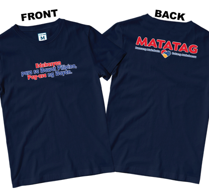 Cotton Shirt: Slogan 1 (Front and Back)