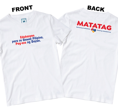 Cotton Shirt: Slogan 1 (Front and Back)