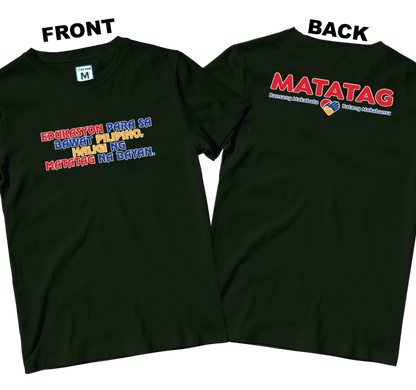 Cotton Shirt: Slogan 2 (Front and Back)