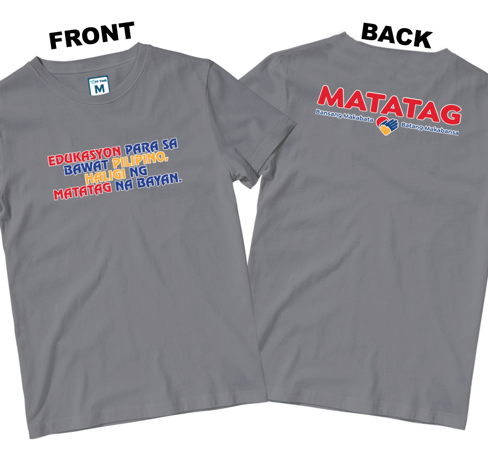 Cotton Shirt: Slogan 2 (Front and Back)