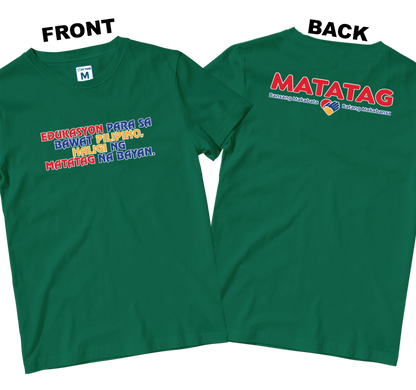 Cotton Shirt: Slogan 2 (Front and Back)