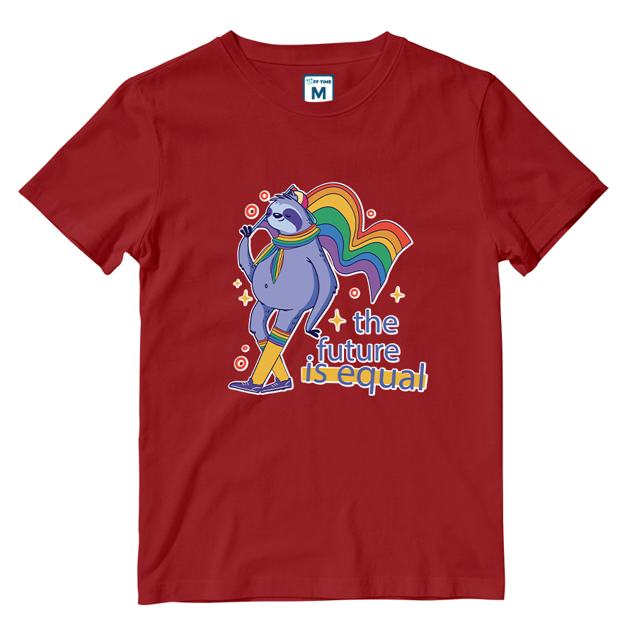 Cotton Shirt: Sloth Pride