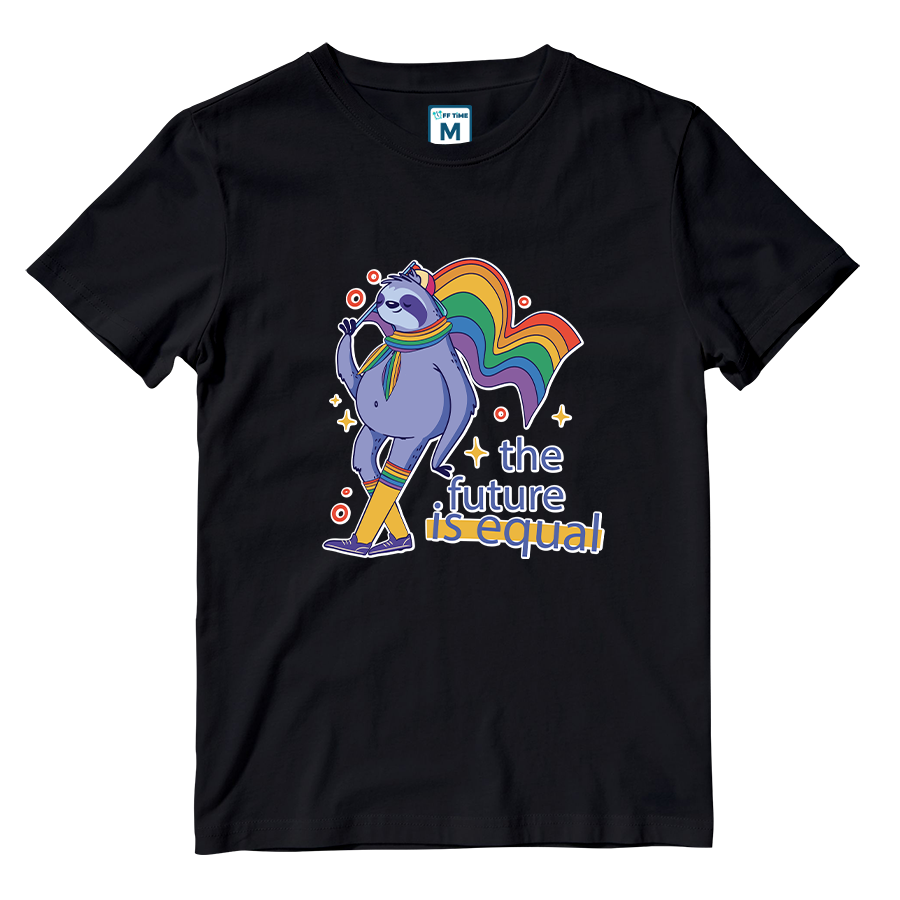 Cotton Shirt: Sloth Pride