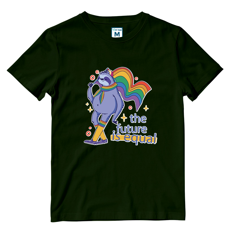 Cotton Shirt: Sloth Pride