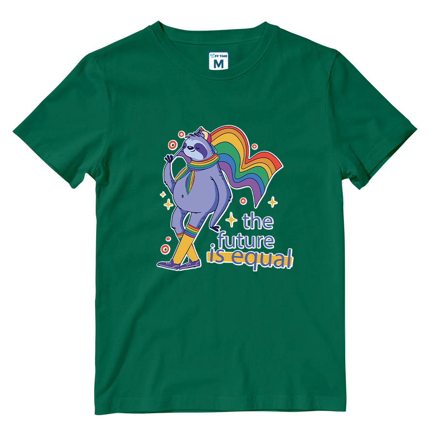 Cotton Shirt: Sloth Pride