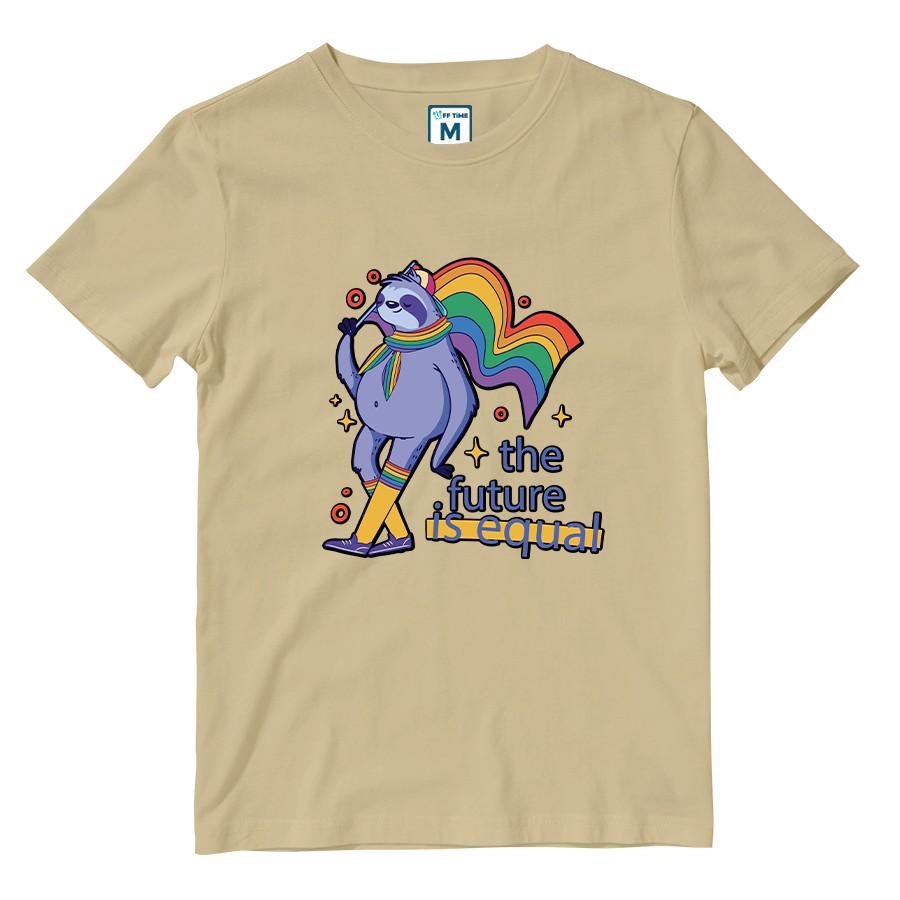 Cotton Shirt: Sloth Pride