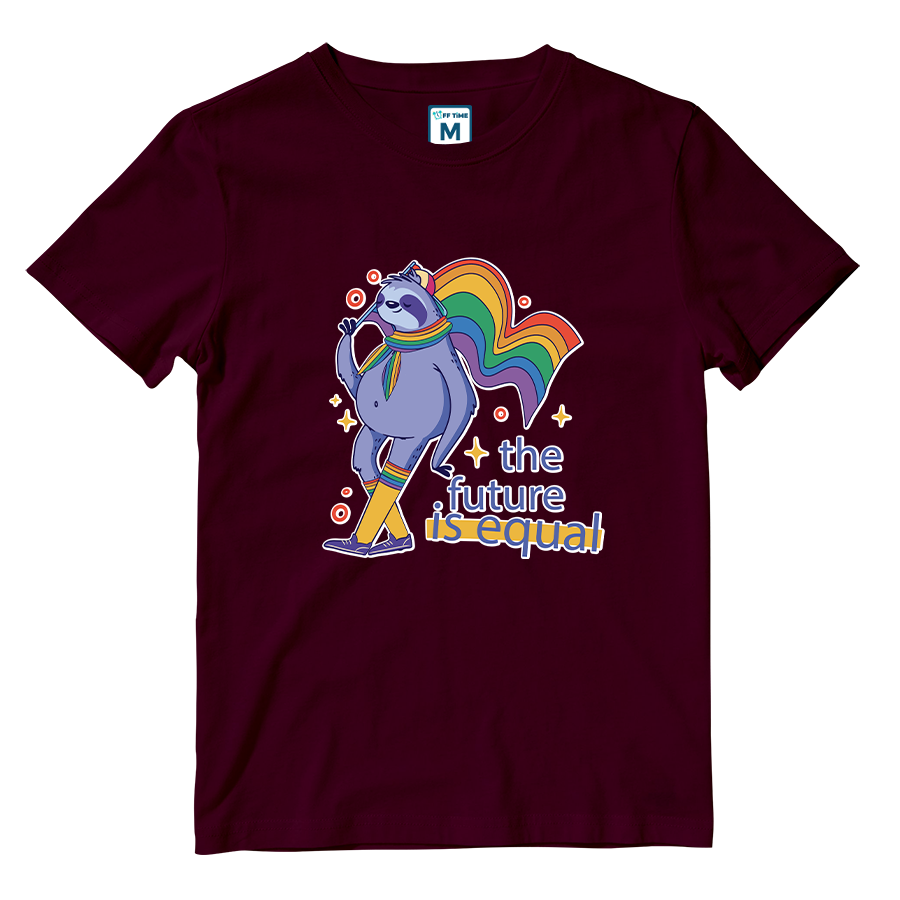 Cotton Shirt: Sloth Pride