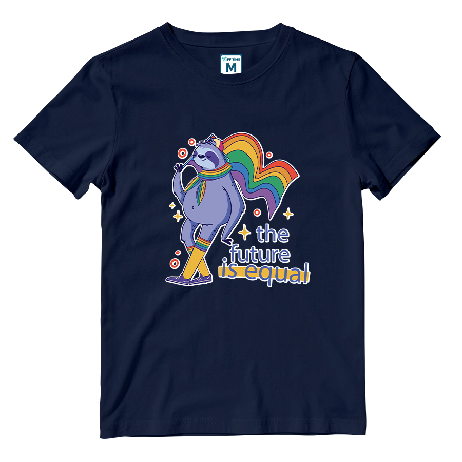 Cotton Shirt: Sloth Pride