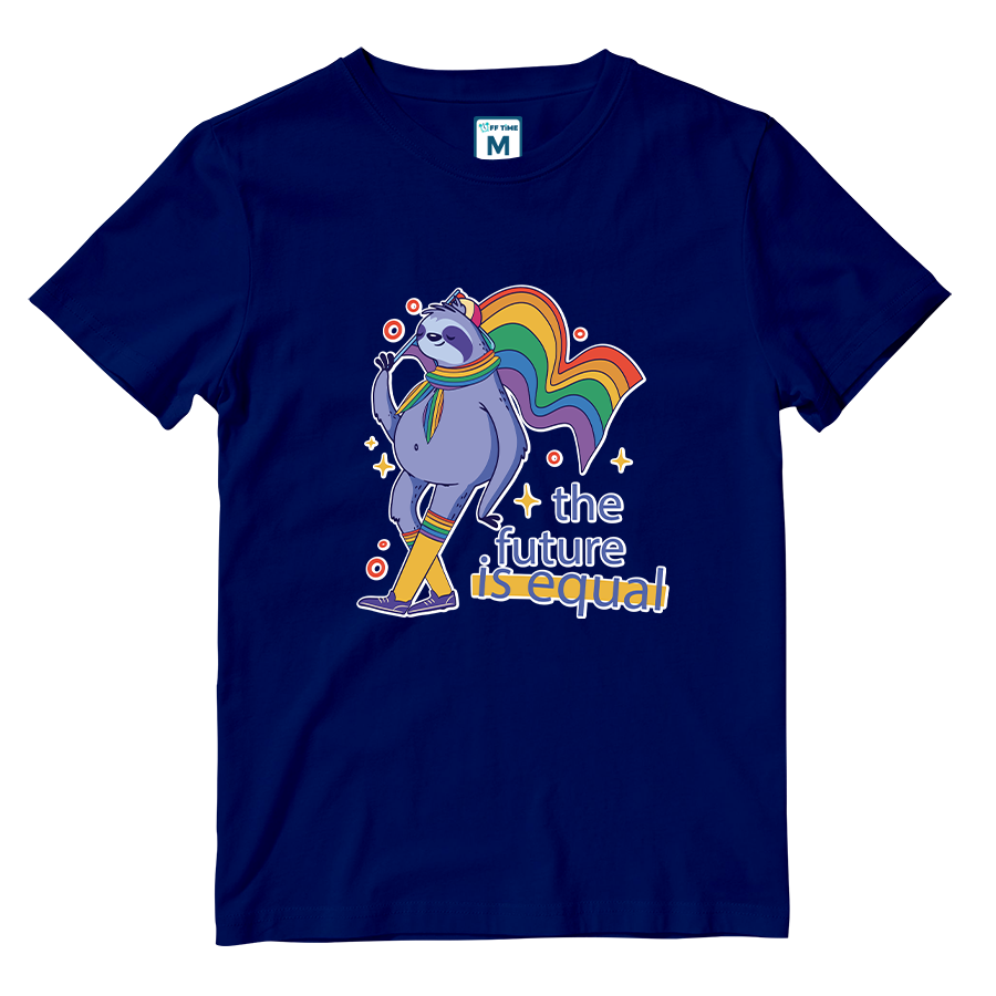 Cotton Shirt: Sloth Pride