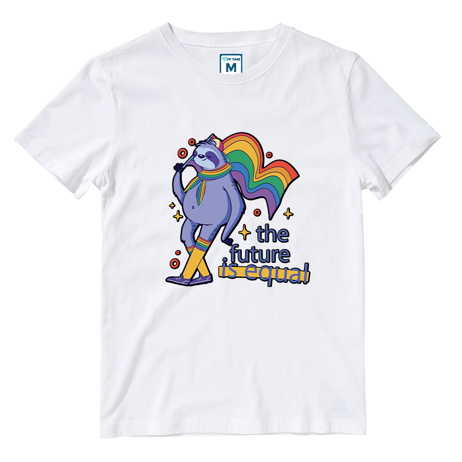 Cotton Shirt: Sloth Pride